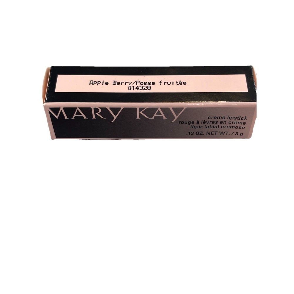 Mary Kay Creme Lipstick in Apple Berry 014328 Discontinued .13 Oz NEW IN BOX - Picture 2 of 7